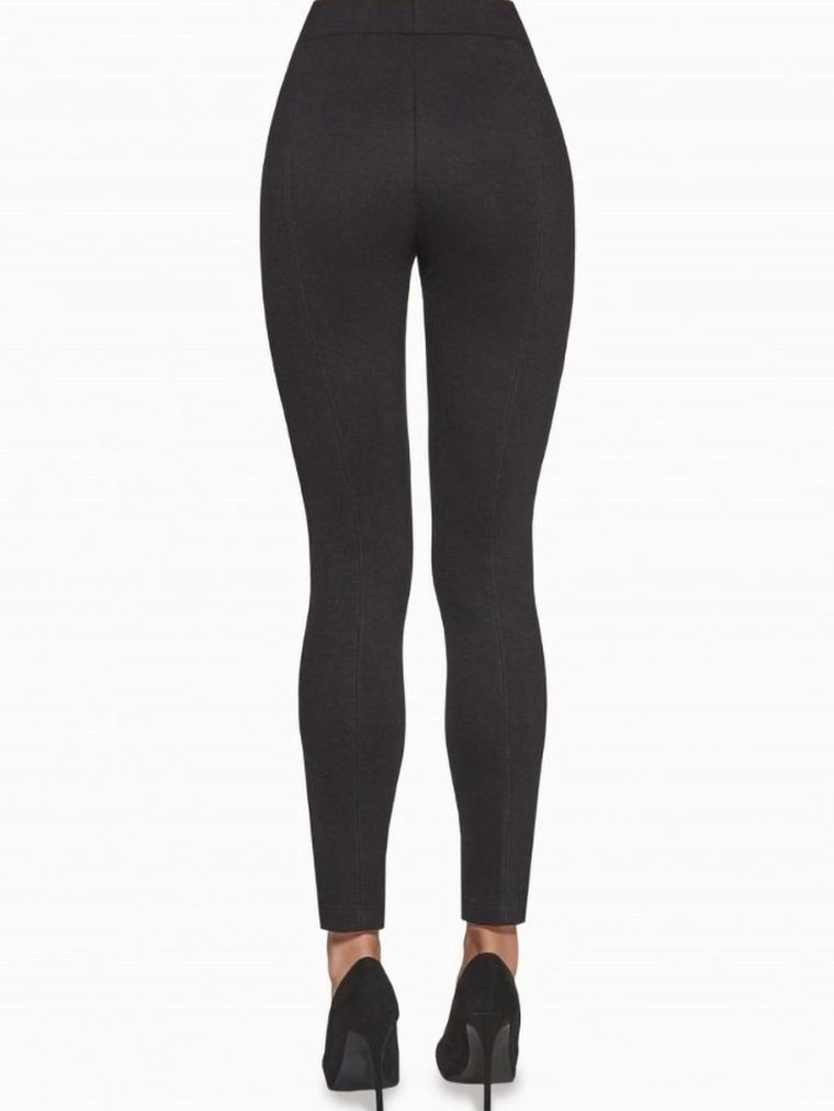 Legginsy damskie, czarne, Bas Bleu