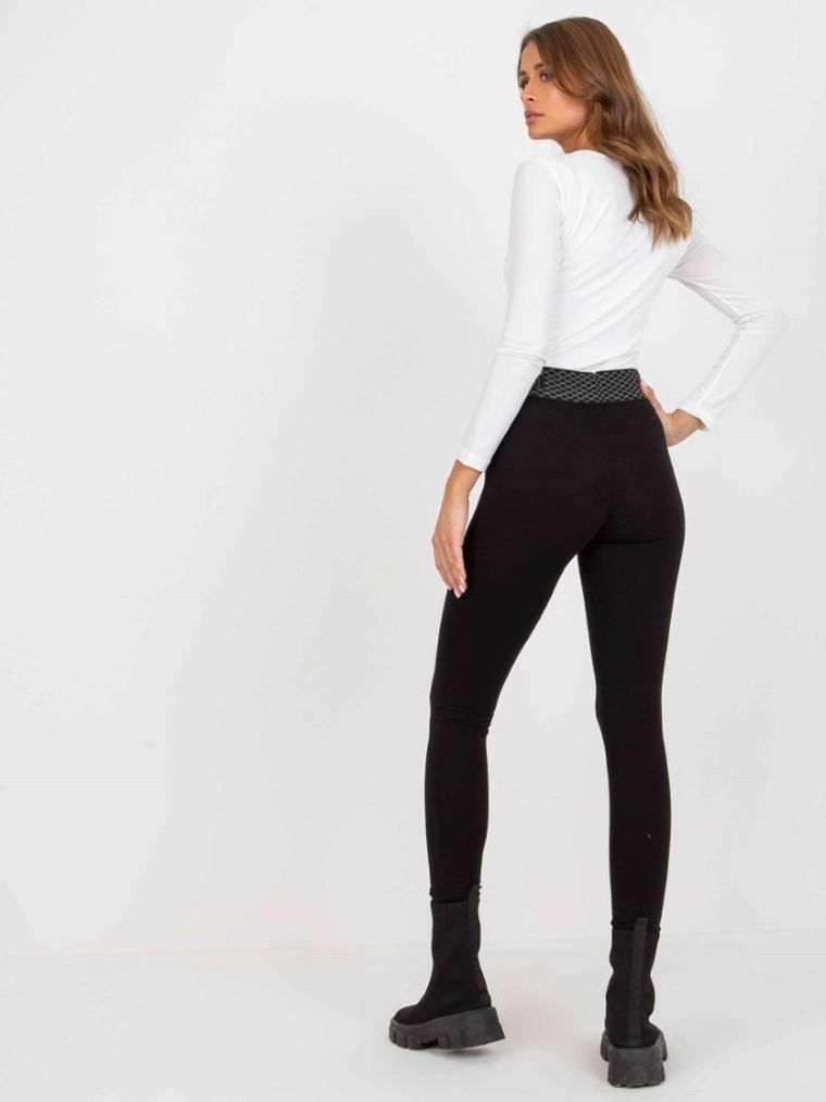 Legginsy damskie, czarne, Relevance