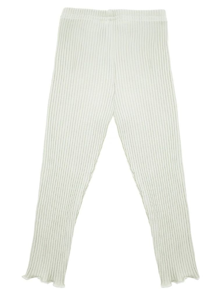 Legginsy dziewczęce, prążkowane, khaki, Nicol