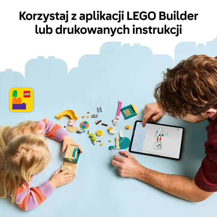 LEGO Bluey, Blue i Łatka na placu zabaw, 11201