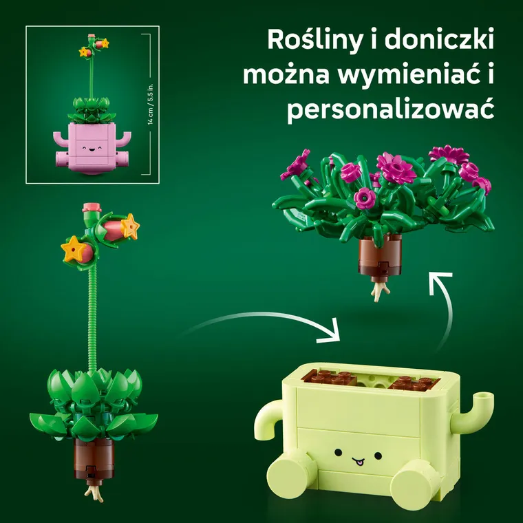 LEGO Botanicals, Bujające się roślinki, ozdoba dla dzieci, 11506