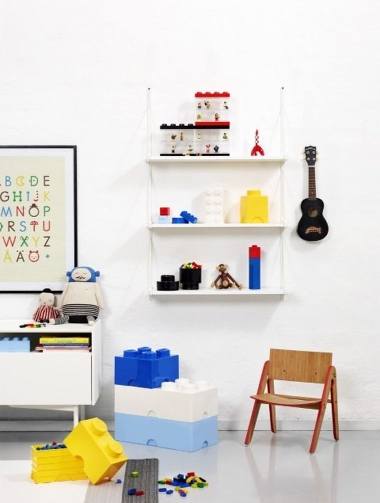 LEGO, Brick 4, pojemnik klocek z szufladą, czerwony