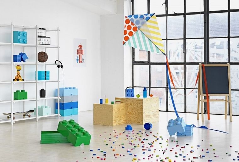 LEGO, Brick 8, pojemnik klocek, szary