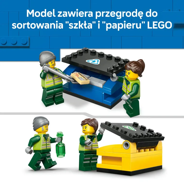 LEGO City, Ciężarówka recyklingowa, 60495