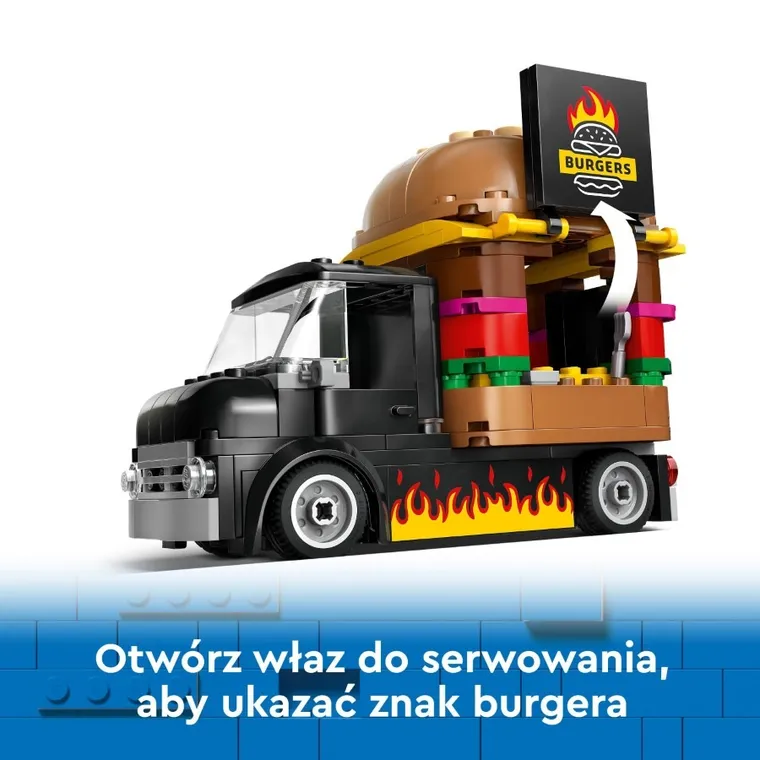 LEGO City, Ciężarówka z burgerami, 60404