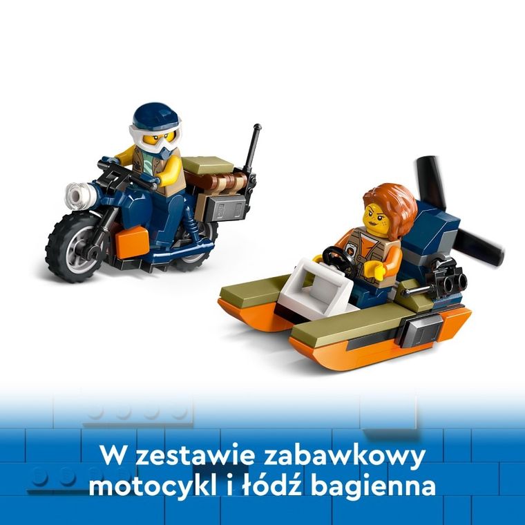 LEGO City, Helikopter badaczy dżungli w bazie, 60437