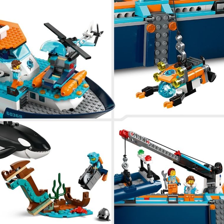 LEGO City, Łódź badacza Arktyki, 60368