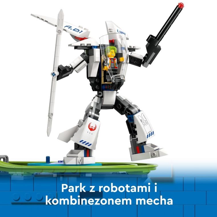 LEGO City, Park Świat Robotów z rollercoasterem, 60421
