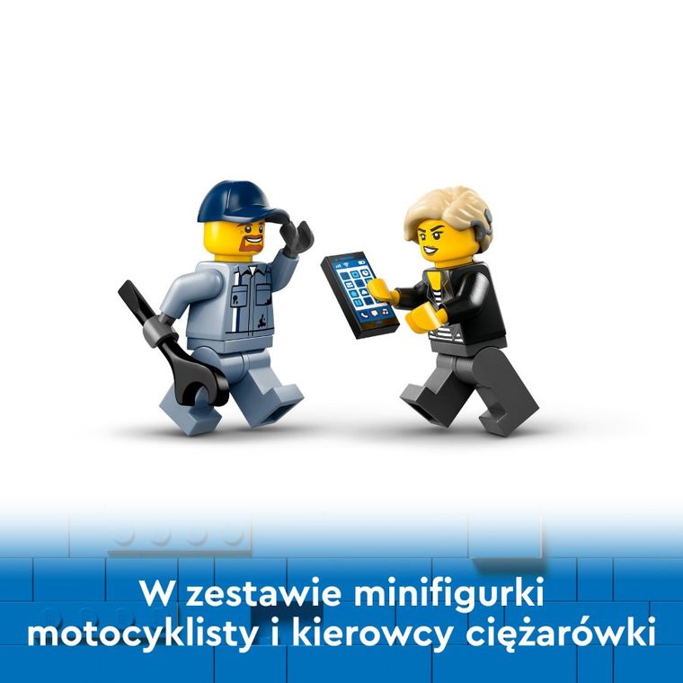 LEGO City, Samochód pomocy drogowej i naprawa sportowego auta, 60435