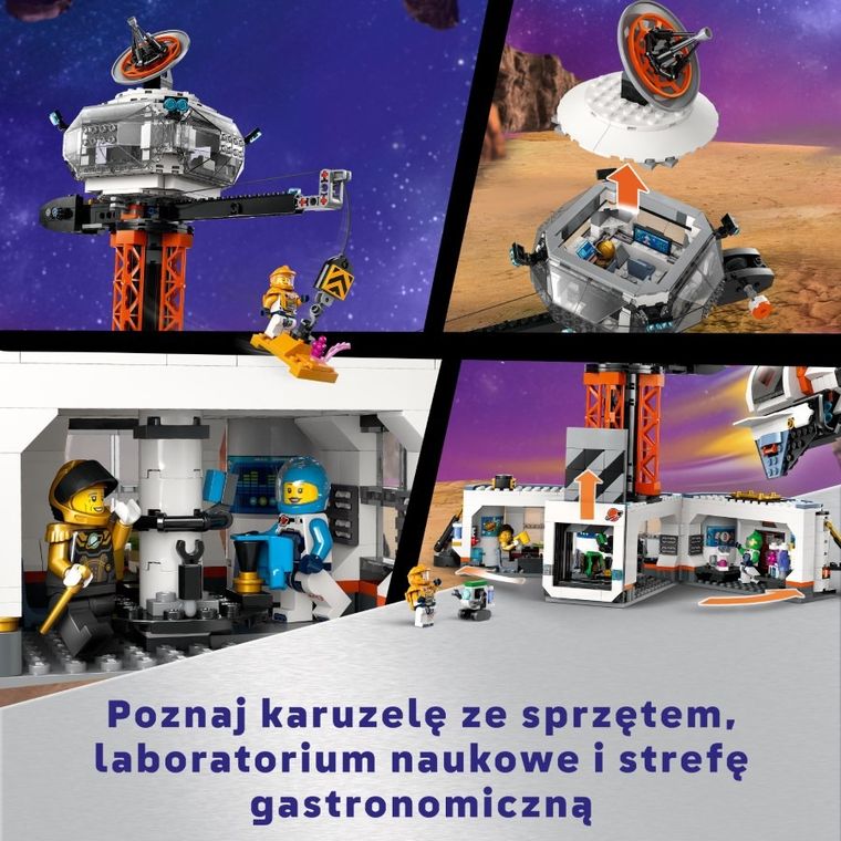 LEGO City, Stacja kosmiczna i stanowisko startowe rakiety, 60434