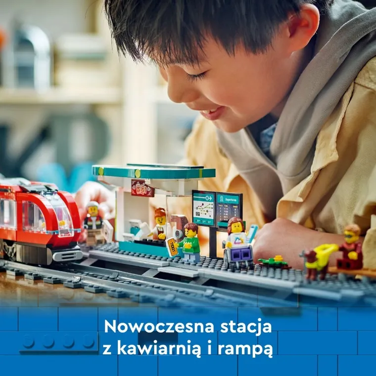 LEGO City, Tramwaj miejski ze stacją, 60423