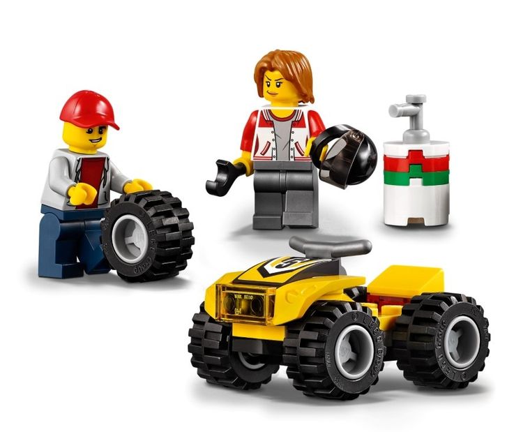 LEGO City, Wyścigowy zespół quadowy, 60148