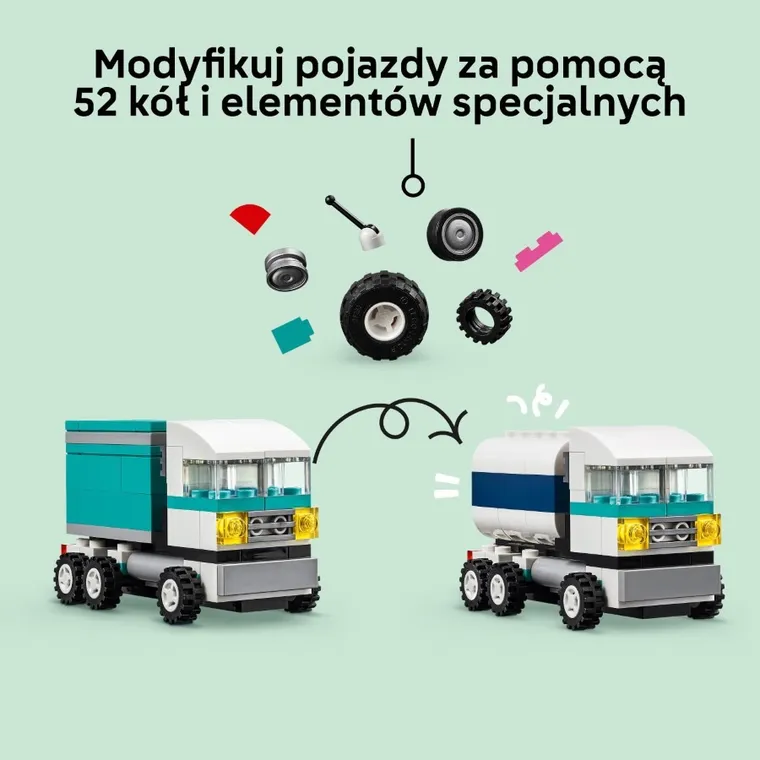 LEGO Classic, Kreatywne pojazdy, 11036