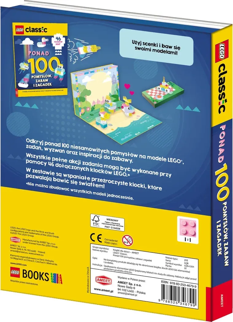 LEGO Classic. Ponad 100 pomysłów, zabaw i zagadek + figurka