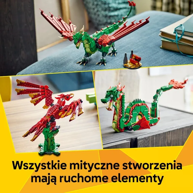 LEGO Creator 3 w 1, Średniowieczny smok, 31161