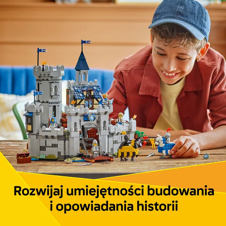 LEGO Creator 3 w 1, Średniowieczny zamek rycerzy konnych, 31168