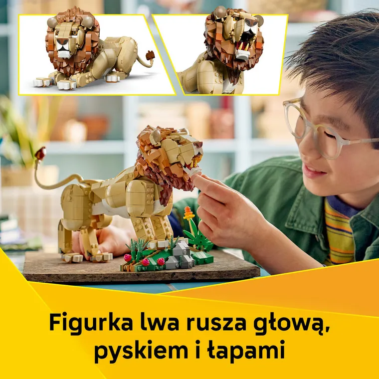 LEGO Creator, Dzikie zwierzęta: Dumny lew, 31386
