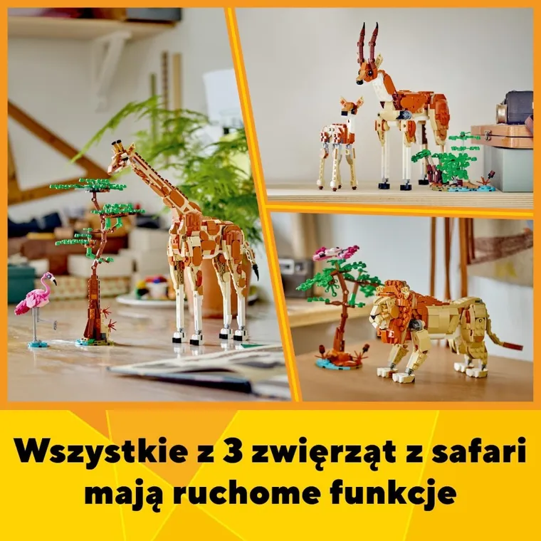 LEGO Creator, Dzikie zwierzęta z safari, 31150