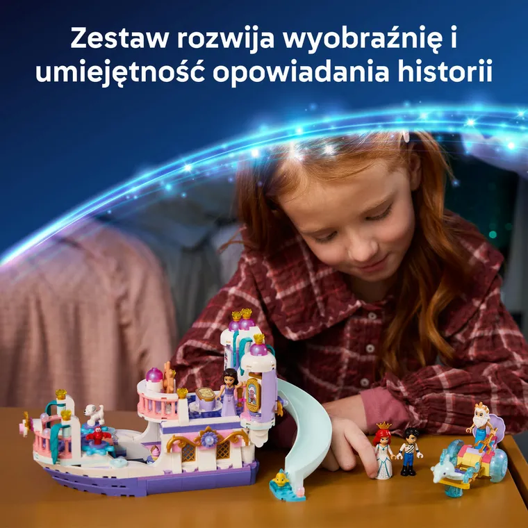 LEGO Disney, Królewska łódź weselna Arielki, 43299