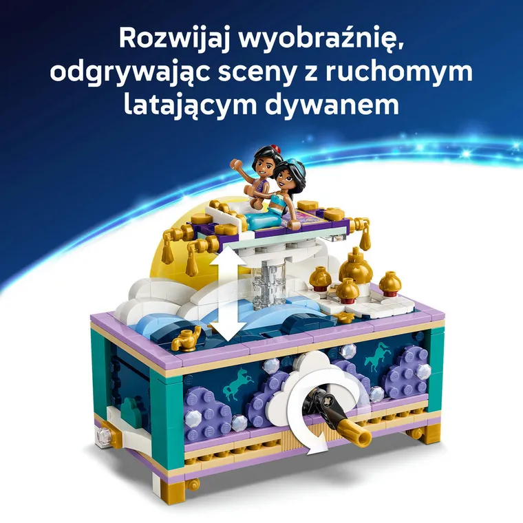 LEGO Disney, Szkatułka na biżuterię Dżasminy, 43295