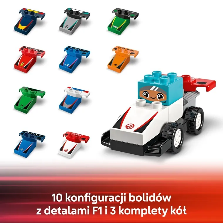 LEGO DUPLO, Bolidy i kierowcy F1, 10445