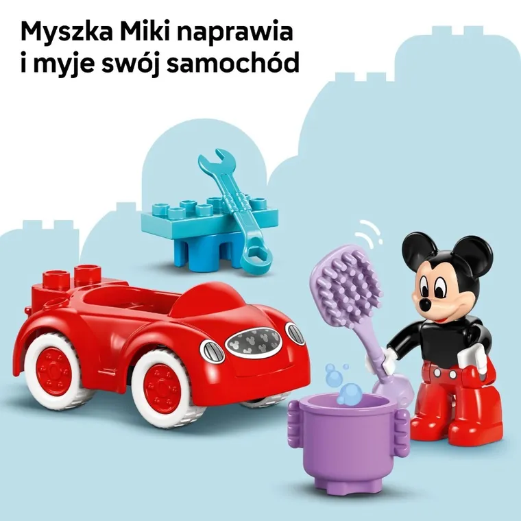 LEGO DUPLO Disney, Klub przyjaciół Myszki Miki i samochód, 10454