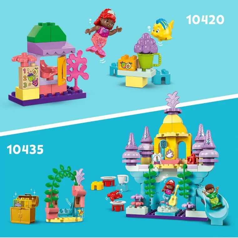 LEGO DUPLO Disney, Magiczny podwodny pałac Arielki, 10435