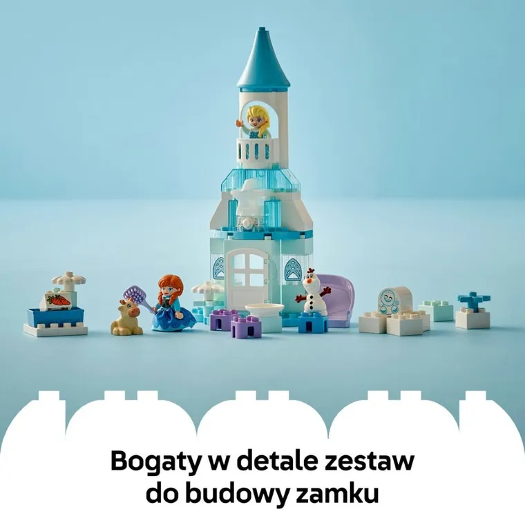 LEGO DUPLO Disney, Przyjęcie w lodowym zamku Anny i Elzy, 10455