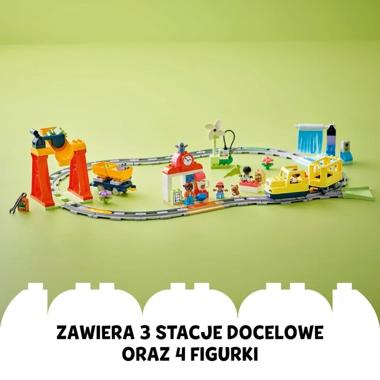 LEGO DUPLO, Duży interaktywny pociąg miejski, 10428