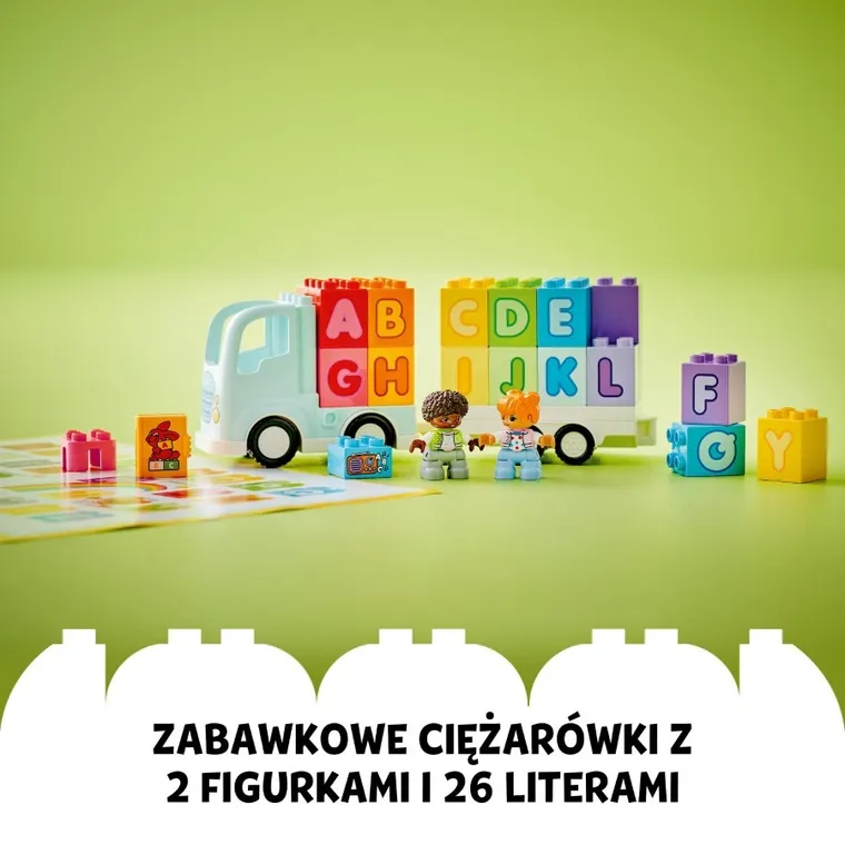 LEGO DUPLO Town, Ciężarówka z alfabetem, 10421