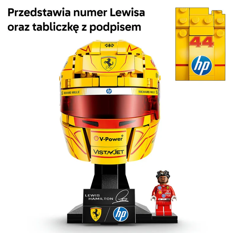 LEGO Editions, Kask Lewis Hamilton Scuderia Ferrari HP, 43022