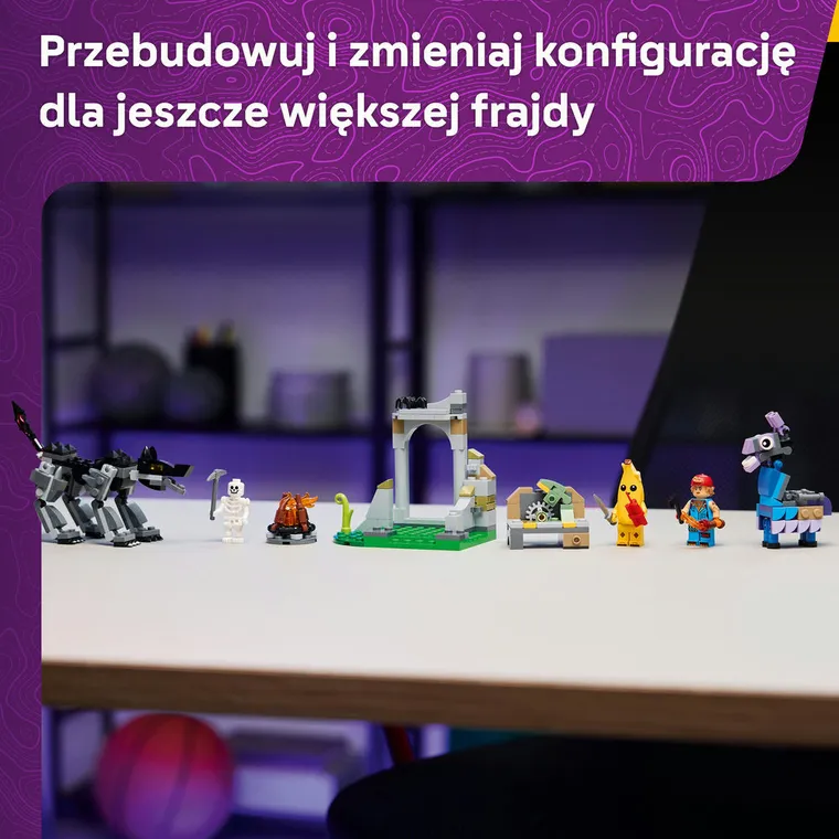 LEGO Fortnite, Skórek i Iskra oraz obóz, 77075
