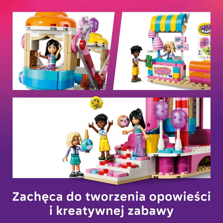 LEGO Friends, Cukierkowo-babeczkowy diabelski młyn, 42700