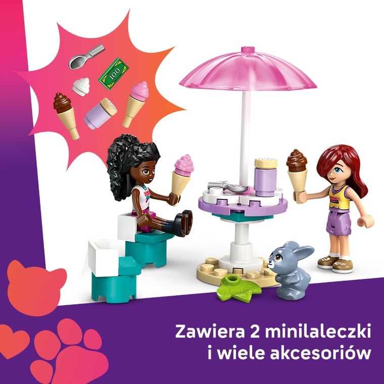 LEGO Friends, Furgonetka z lodami w mieście Heartlake, 42644