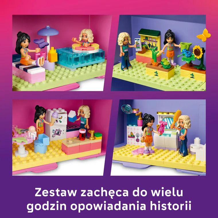 LEGO Friends, Kreatywna walizka z domkiem dla lalek, 42697
