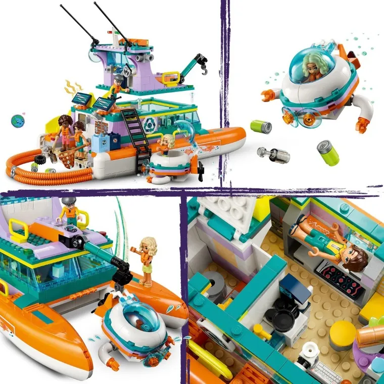 LEGO Friends, Morska łódź ratunkowa, 41734