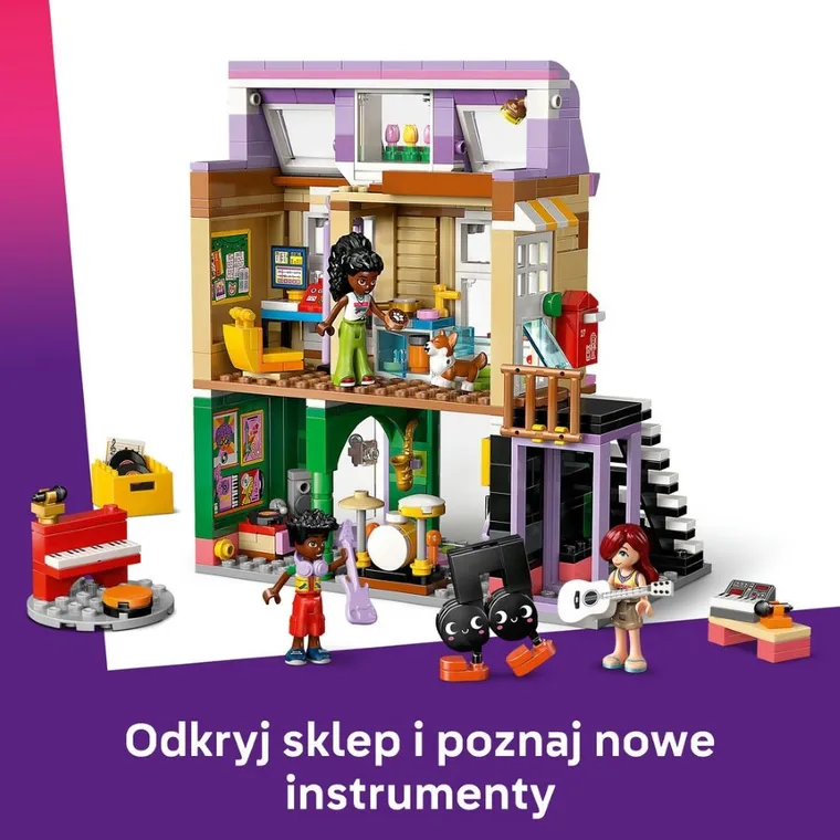 LEGO Friends, Sklep muzyczny i mieszkanie, 42653