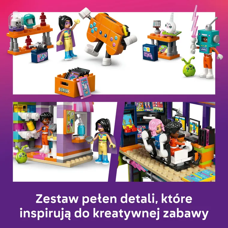 LEGO Friends, Sklep z grami i komiksami, 42674
