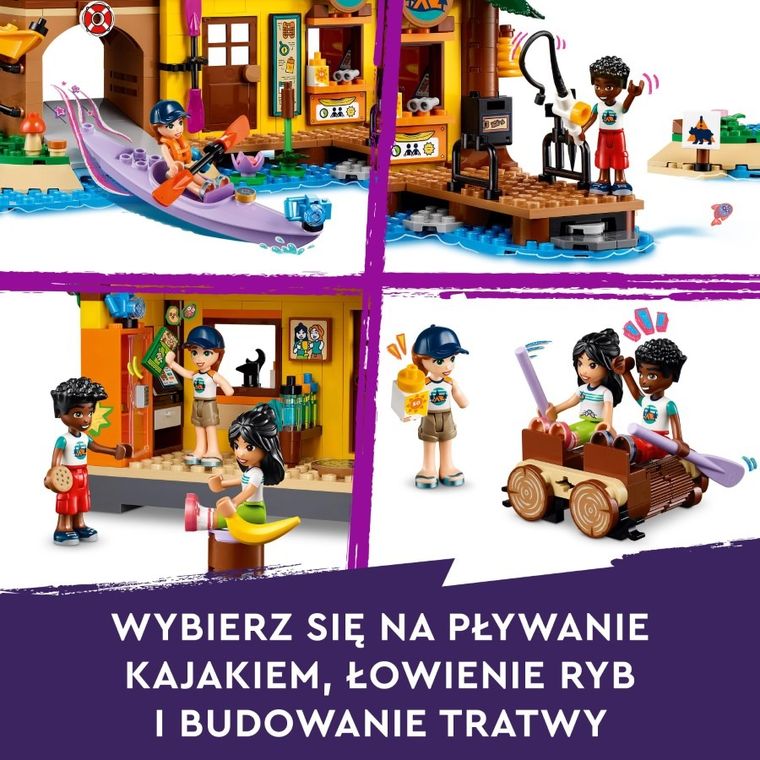 LEGO Friends, Sporty wodne na obozie kempingowym, 42626