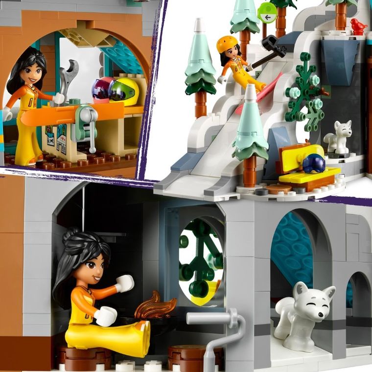 LEGO Friends, Stok narciarski i kawiarnia, 41756