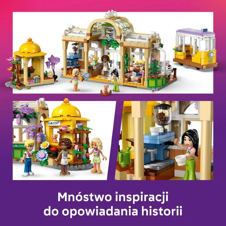 LEGO Friends, Zielona kawiarnia i kwiaciarnia, 42671