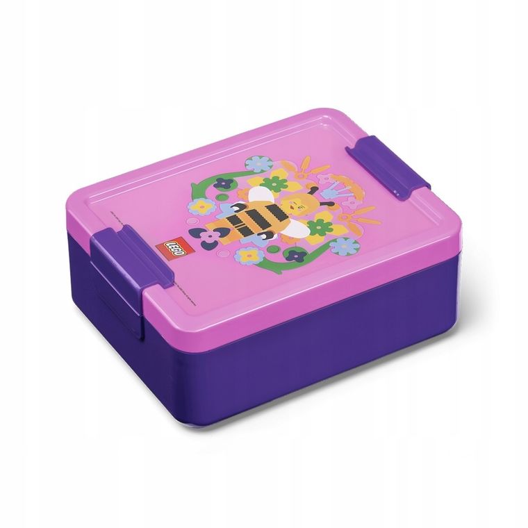 LEGO Iconic, Bee, zestaw: lunchbox + bidon, 390 ml