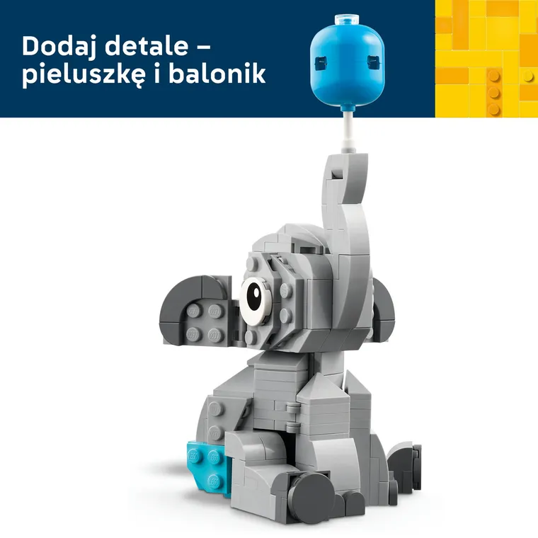 LEGO Iconic, Słoniątko na niebie, 40814