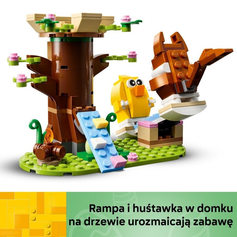 LEGO Iconic, Wiosenny plac zabaw dla zwierzątek, 40709