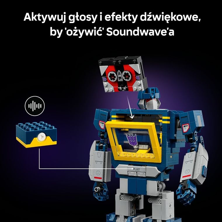 LEGO Icons, Transformers: Soundwave, 10358