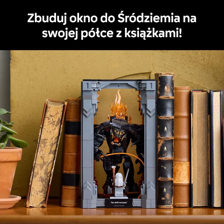LEGO Icons, Władca pierścieni: Book nook z Balrogiem, 10367