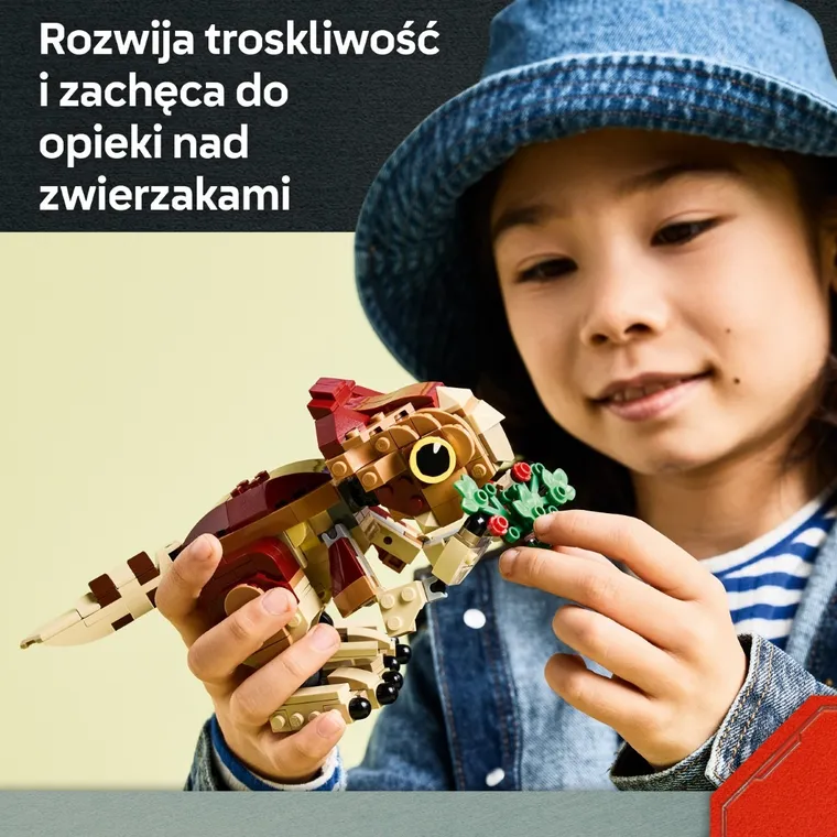 LEGO Jurassic World, Mały dinozaur Dolores: aquilops, zabawka, 76970