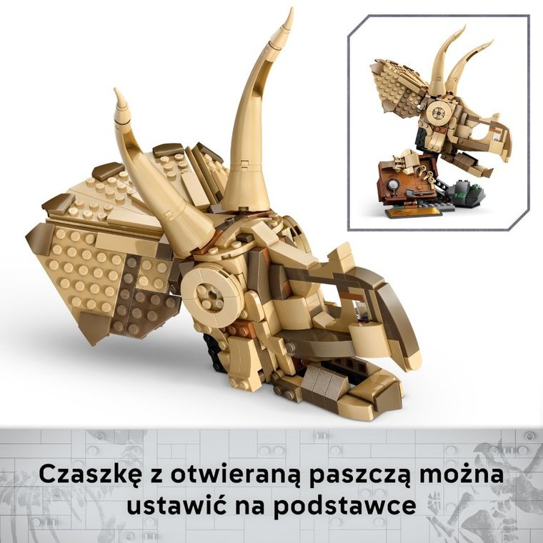 LEGO Jurassic World, Szkielety dinozaurów: czaszka triceratopsa, 76969