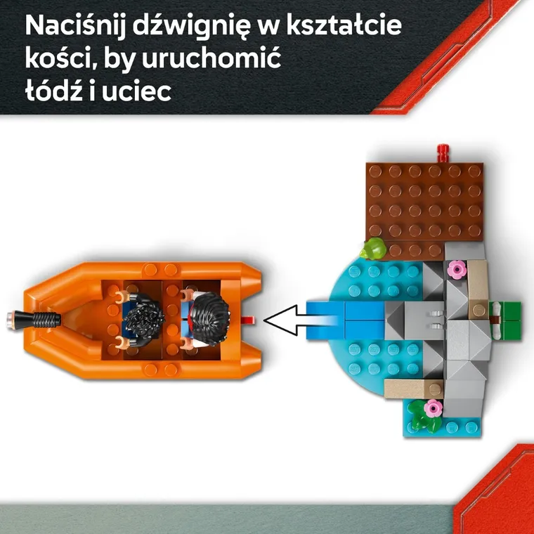 LEGO Jurassic World, Ucieczka rzeką przed tyranozaurem, 76975