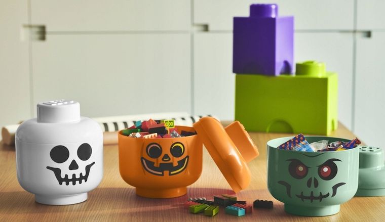 LEGO, mała głowa, pumpkin, pojemnik do przechowywania, rozmiar XS, 0,36l